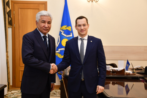 The CSTO Secretary General Imangali Tasmagambetov and the Executive Secretary of the CSTO Parliamentary Assembly Sergey Pospelov have discussed cooperation in the parliamentary sphere in 2023