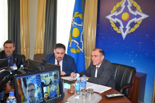 The UN experts and the CSTO Secretariat held consultations on cooperation in the field of peacekeeping via videoconferencing