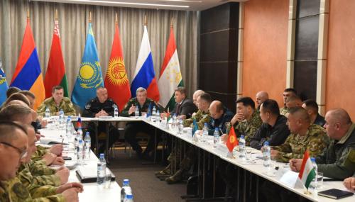 The second staff talks on preparations for the CSTO international tactical and special trainings “Cobalt-2024” were held