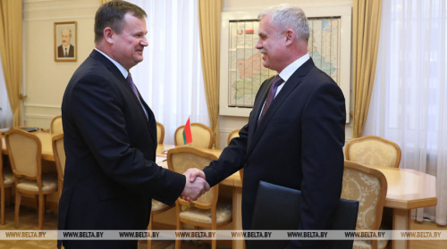 CSTO Secretary General Stanislav Zas in Minsk discussed with the Minister of Defense and the Secretary of State of the Security Council of Belarus military cooperation in the CSTO and preparations for the CSSC meeting