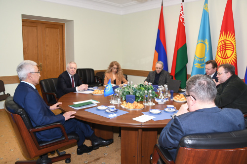 An expert round table was held in the CSTO Secretariat