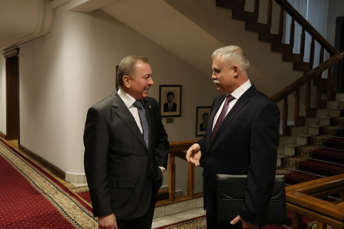 Belarusian Foreign Minister Vladimir Makei and CSTO Secretary General held a meeting in Minsk, during which they discussed the foreign policy coordination of the Organization, as well as the preparation of the upcoming CSTO CMD meeting