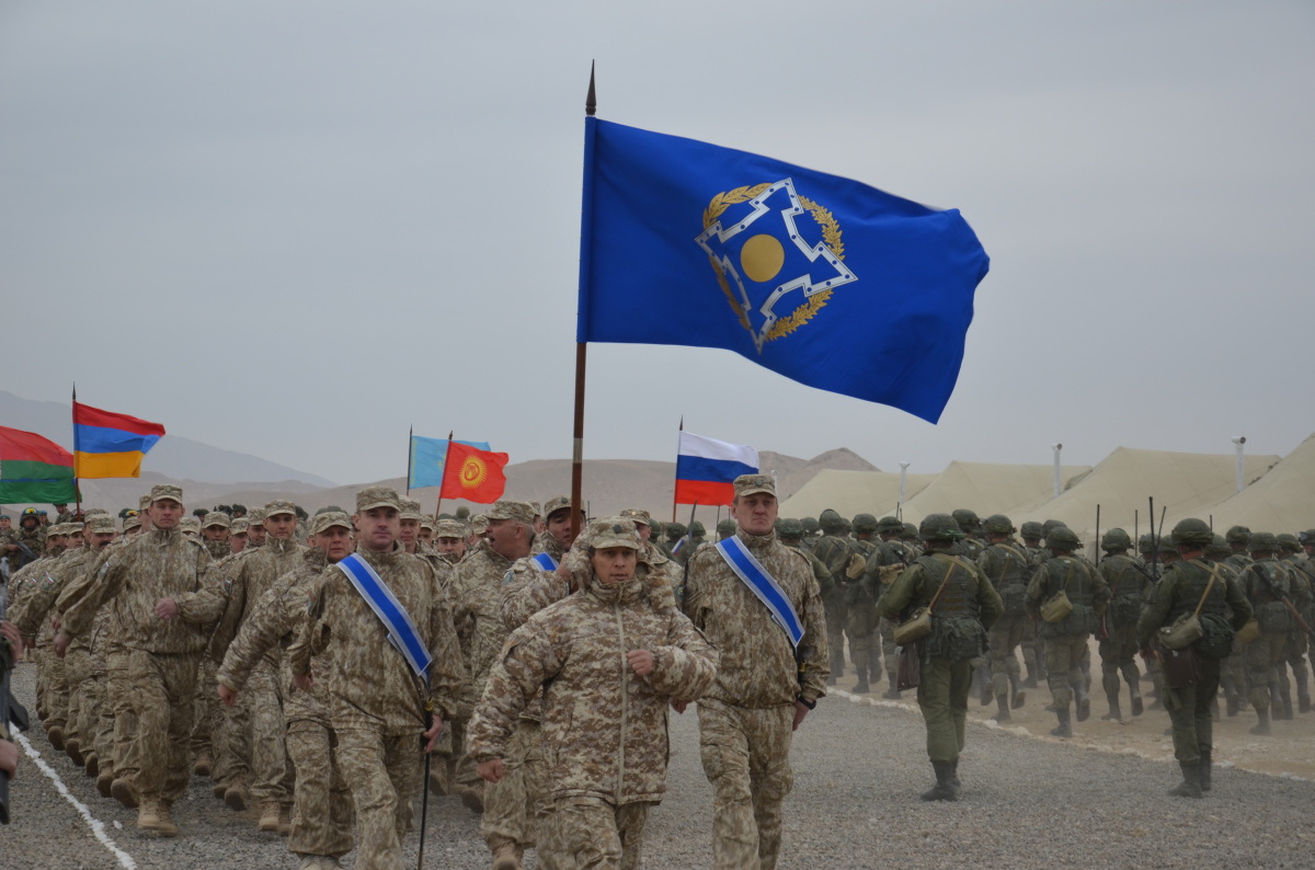 The CSTO Collective Forces go to the Republic of Kazakhstan to participate in joint trainings