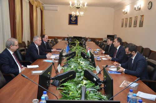 The CSTO Secretary General had a meeting with the Ambassador of the Republic of Tajikistan to Russia