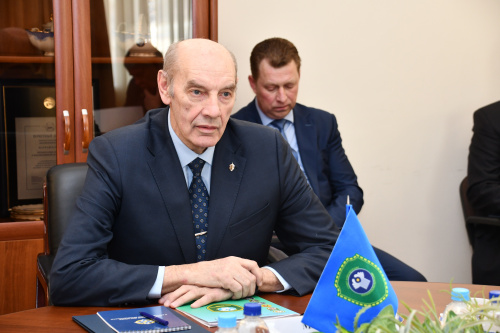 The CSTO Secretary General had a meeting with the Chairman of the Coordination Service of the Council of the Commanders of the CIS Border Guard Troops 