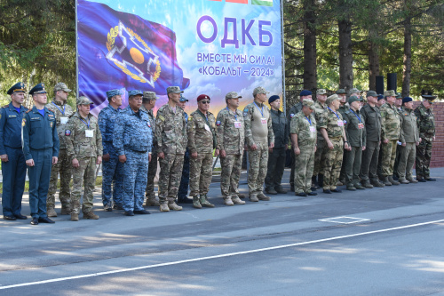 The opening ceremony of the “COBALT-2024” CSTO training led by the Rosgvardia took place in Novosibirsk