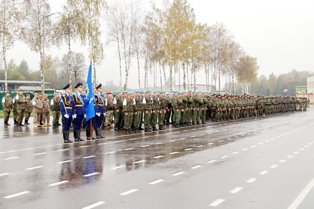 Opening of the "Indestructible Brotherhood-2020" peacekeeping training, 12.10.2020, Republic of Belarus, Vitebsk region, “Losvido” training ground