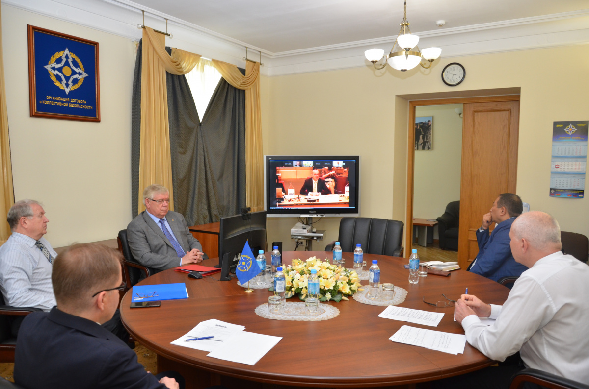 The CSTO Deputy Secretary General Valery Semerikov took part in the 2020 OSCE-wide Counter-Terrorism Video Conference (Vienna, Austria)