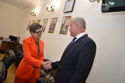 The CSTO Secretary General Stanislav Zas had a meeting with Swiss Ambassador to Russia Christine Marty Lang