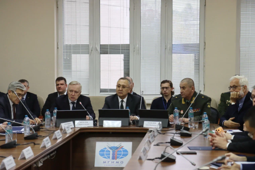 The presentation of the Eurasian Analytical Platform was held at the CSTO Conference at MGIMO University of the Ministry of Foreign Affairs of Russia