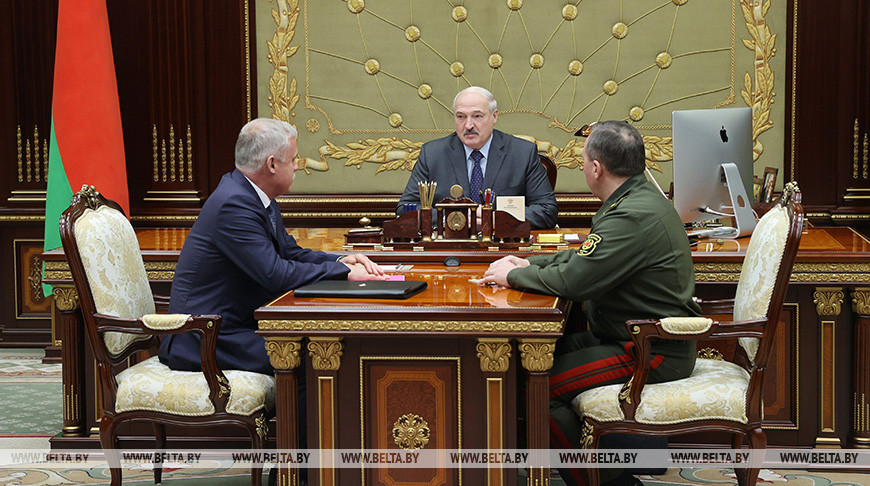 The President of the Republic of Belarus Alexander Lukashenko held a meeting with the CSTO Secretary General Stanislav Zas