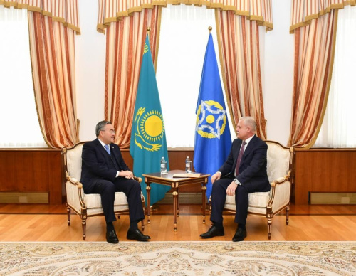 The CSTO Secretary General met in Astana with the Minister of Foreign Affairs and the Secretary of the Security Council of the Republic of Kazakhstan