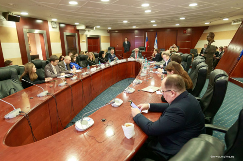 Press Secretary of the CSTO Secretariat, Doctor of Political Sciences Natalia Kharitonova took part in the 10th Moscow International Scientific and Practical Conference on Political Risks and Forecasting "International Uncertainty 2026," held at MGIMO