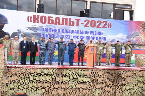 The CSTO joint training "Cobalt-2022" started in the Kyrgyz Republic, at the "Edelweiss" training range