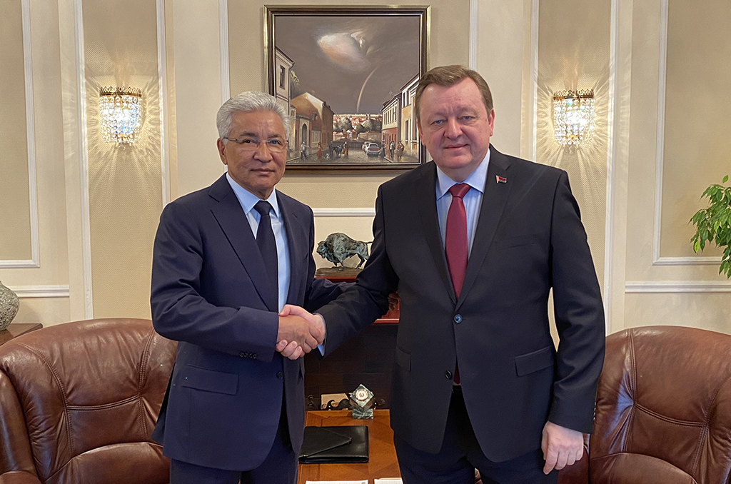 The CSTO Secretary General Imangali Tasmagambetov had a meeting with the Belarusian Foreign Minister Sergei Aleinik