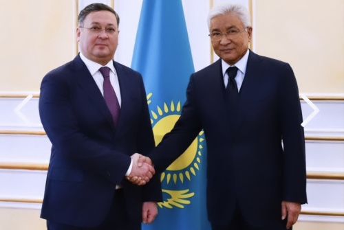 The CSTO Secretary General Imangali Tasmagambetov had a meeting with the Deputy Prime Minister – Minister of Foreign Affairs of the Republic of Kazakhstan Murat Nurtleu