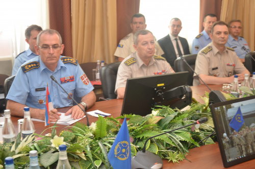 The presentation of the CSTO was held for the delegation of the University of Defence of the Republic of Serbia in the Secretariat of the Organization