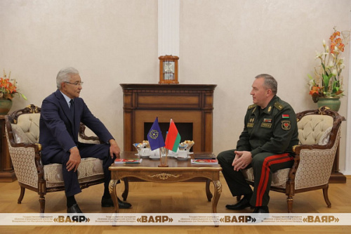 The CSTO Secretary General meets with Belarusian Defense Minister