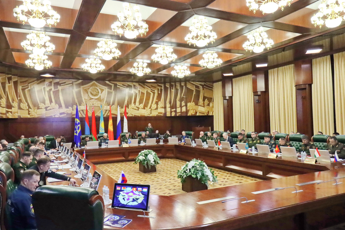 The CSTO Joint Staff held the first staff talks on the preparation of joint trainings with the CSTO Troops (Collective Forces)