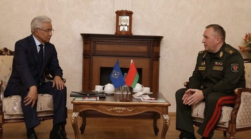 The CSTO Secretary General Imangali Tasmagambetov had a meeting with the Belarusian Defense Minister Viktor Khrenin