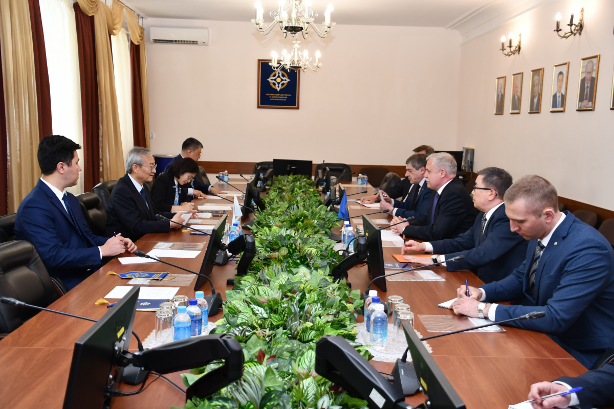 The CSTO Secretary General had a meeting with the SCO Secretary General