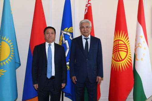 The CSTO Secretary General met with the Ambassador Extraordinary and Plenipotentiary of China to Russia