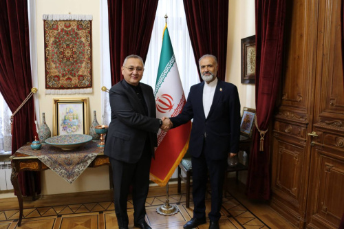 CSTO Secretary General Talatbek Masadykov meets with Kazem Jalali, Ambassador Extraordinary and Plenipotentiary of the Islamic Republic of Iran to the Russian Federation