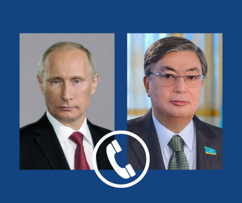 The President of the Russian Federation Vladimir Putin and the President of the Republic of Kazakhstan Kassym-Jomart Tokayev had a telephone conversation