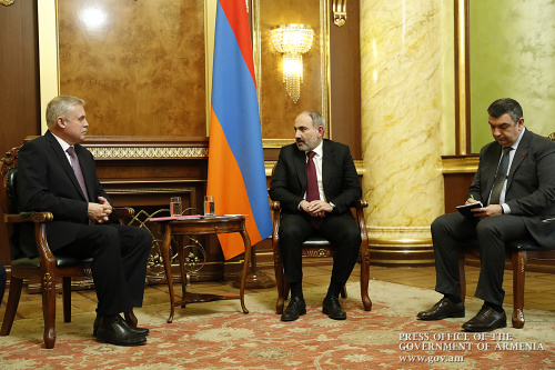 Armenian Prime Minister Nikol Pashinyan met with CSTO Secretary General Stanislav Zas