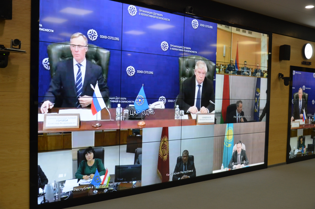 The meeting of the Coordination Council of the Heads of the Competent Authorities of the CSTO Member States on Combating Illegal Migration was held for the first time via videoconferencing 