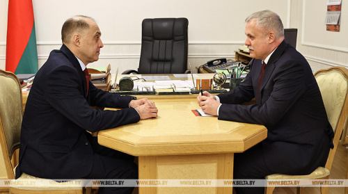 The CSTO Secretary General Stanislav Zas had a meeting in Minsk with the State Secretary of the Security Council of the Republic of Belarus Alexander Volfovich