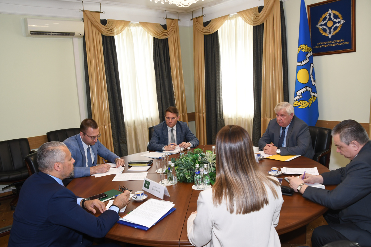 The CSTO Deputy Secretary General had a meeting with the Director of the African Union Counter-Terrorism Center