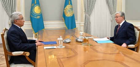 The President of the Republic of Kazakhstan Kassym-Jomart Tokayev received the CSTO Secretary General Imangali Tasmagambetov