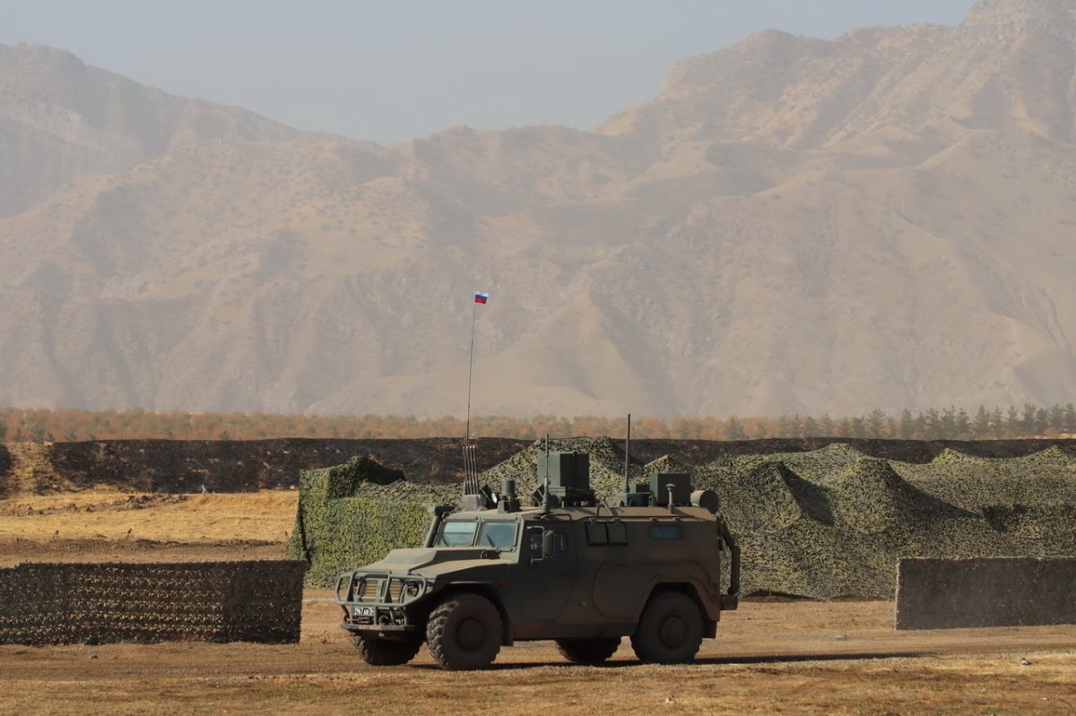 In the Republic of Tajikistan, during the CSTO's special training “Barrier-2025,” the RHM-8 reconnaissance chemical vehicle based on the “Tiger” armored vehicle was used for the first time