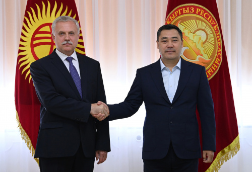 The President of the Kyrgyz Republic Sadyr Japarov met with the CSTO Secretary General Stanislav Zas