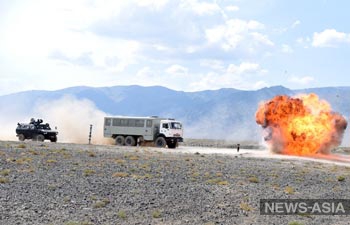 In the Issyk-Kul region of Kyrgyzstan, an active phase of the CSTO large-scale anti-drug trainings - “Thunder-2019” ("Grom-2019") took place, in which the CSTO Acting Secretary General Valery Semerikov took part