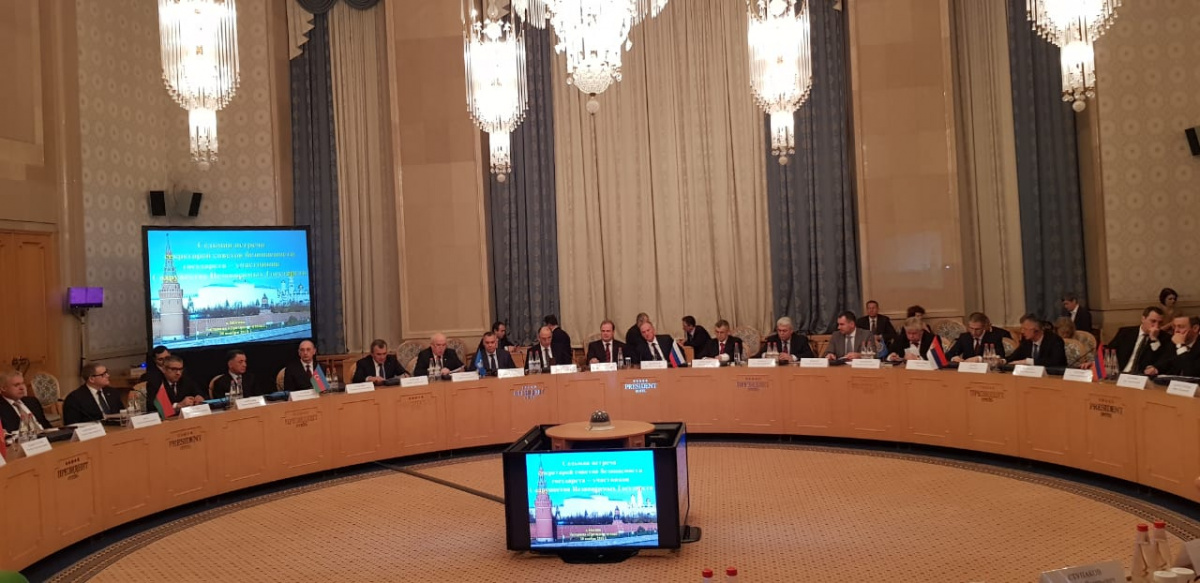 The CSTO Acting Secretary General Valery Semerikov spoke at the annual meeting of CIS Security Council Secretaries