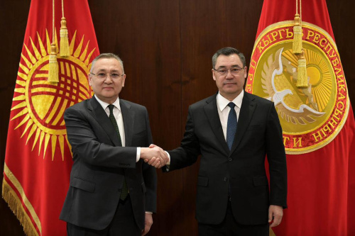 A meeting was held between CSTO Secretary General Talatbek Masadykov and President of the Kyrgyz Republic Sadyr Japarov