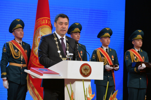 On January 28, in Bishkek, the CSTO Secretary General Stanislav Zas took part in the inauguration ceremony of the President of the Kyrgyz Republic Sadyr Japarov