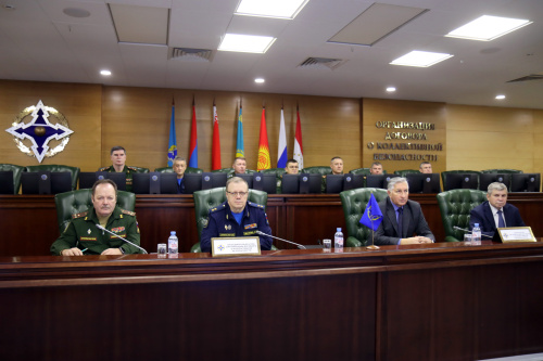 Representatives of the ministries and agencies concerned have discussed the organization of the main events of joint training of the CSTO collective security system's command and control bodies and formations in 2026