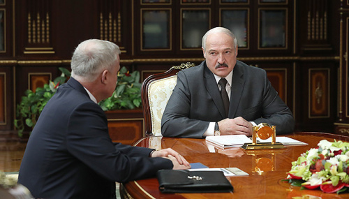 President of Belarus Alexander Lukashenko meets with CSTO Secretary General Stanislav Zas