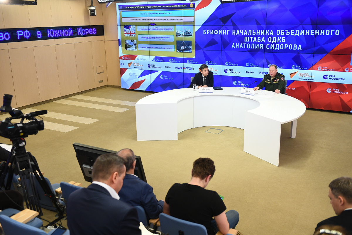Interfax - The Head of the CSTO Staff announced the creation of NATO 12 thousandth group in Europe