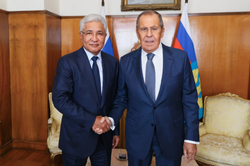 The CSTO Secretary General Imangali Tasmagambetov had a meeting with the Russian Foreign Minister Sergei Lavrov