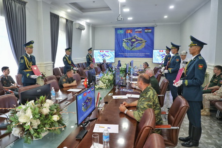 Staff negotiations on the organization of a command and staff trainings with units of the CAR CRDF “Rubezh-2025” were held in Kyrgyzstan