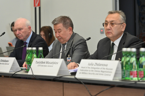 An international round table on the topic “CSTO: together for strengthening international peace and stability” was held on the sidelines of the OSCE Forum for Security Co-operation